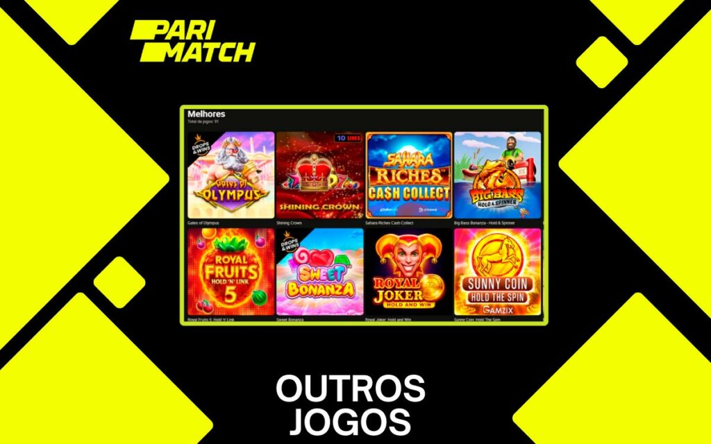 Jogos na Parimatch Brasil: Esportes Virtuais, Jogos de TV, Jogos Instantâneos e Bingo